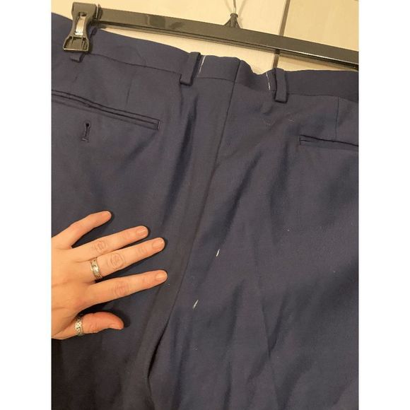Indochino Men's Navy Blue Dress Pants SZ-52, NWT - Picture 3 of 7